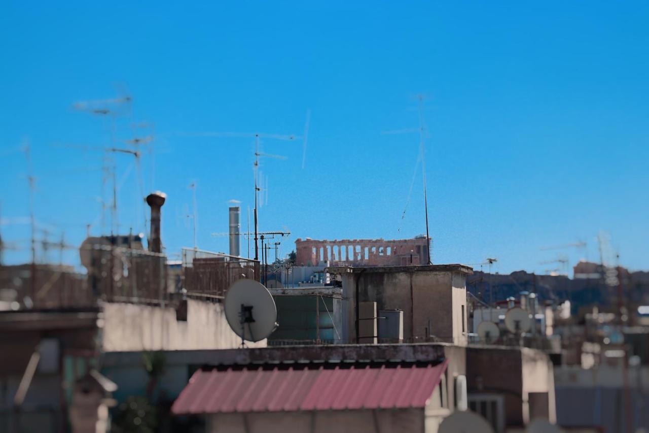 Penthouse With Acropolis View Apartment Athena Bagian luar foto